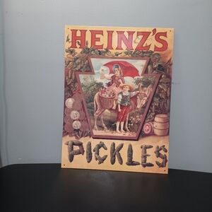 Vintage Heinz's Pickles Collector Sign‎